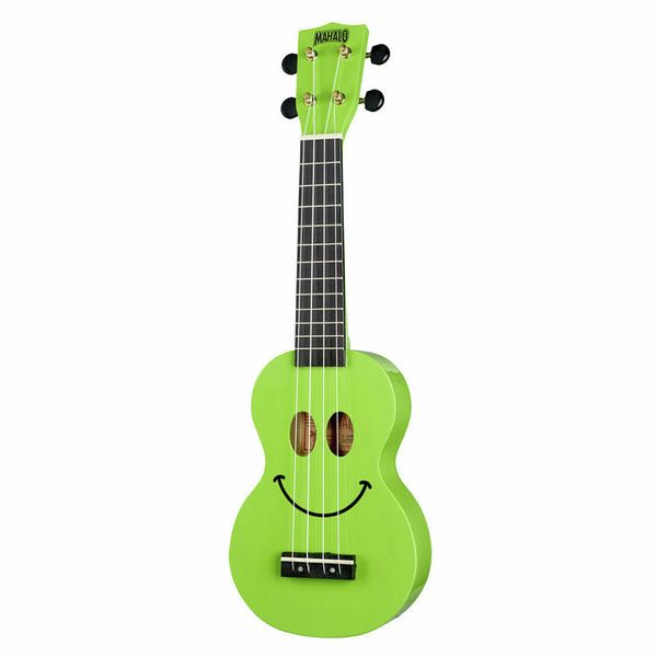 Mahalo Smiley Ukulele Green