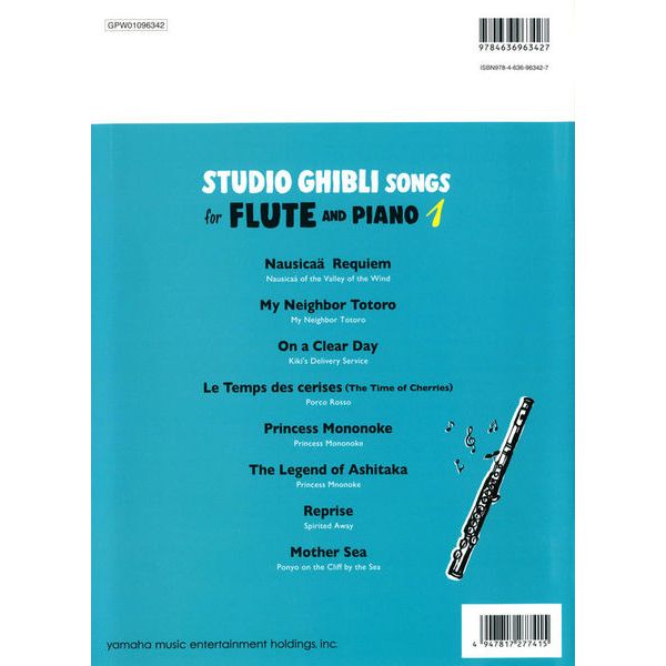 Yamaha Music Entertainment  Studio Ghibli Songs Flute 1