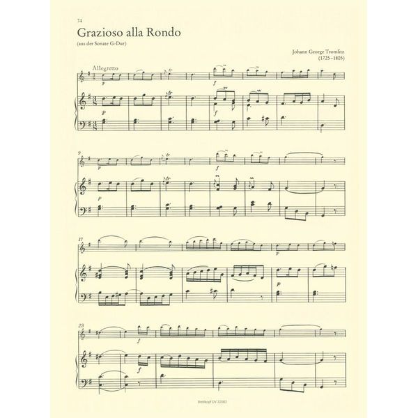 Deutscher Verlag für Musik Querflötenmusik aus drei Jhdt.