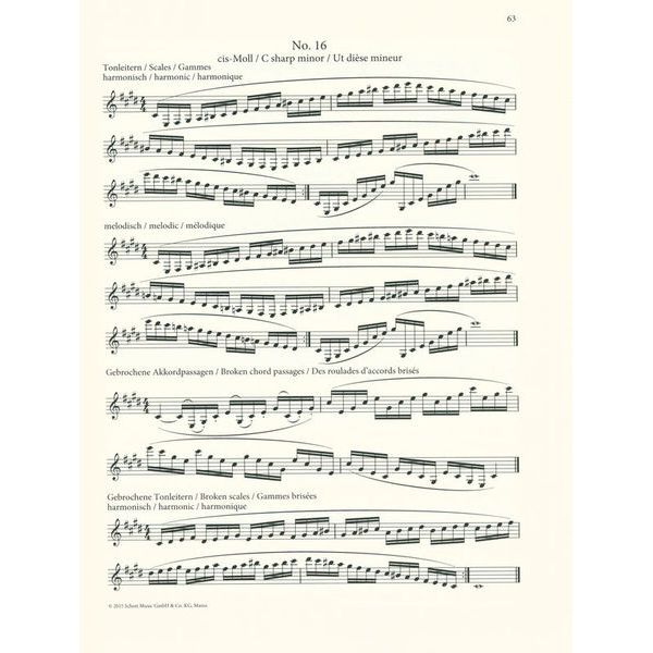 Schott Baermann Daily Exercises