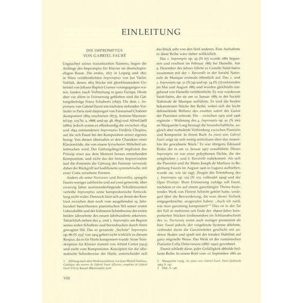 Brenreiter Fauré 5 Impromptus