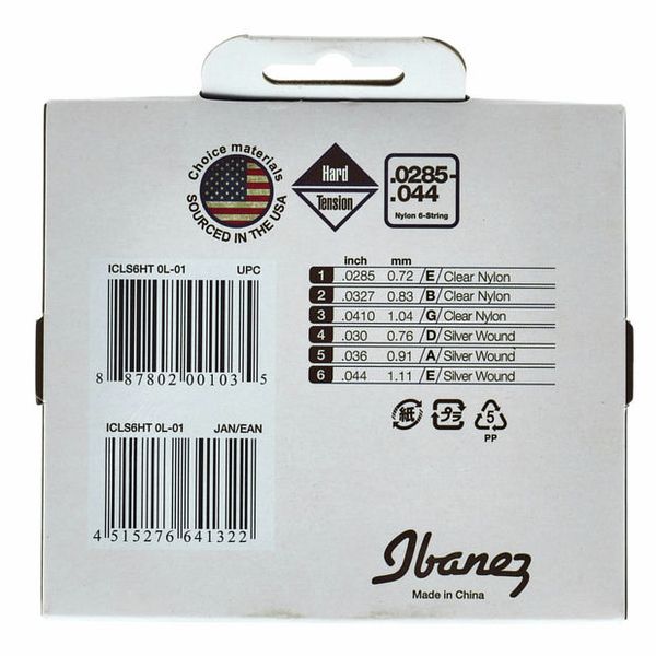 Ibanez ICLS6HT Classguitar String Set