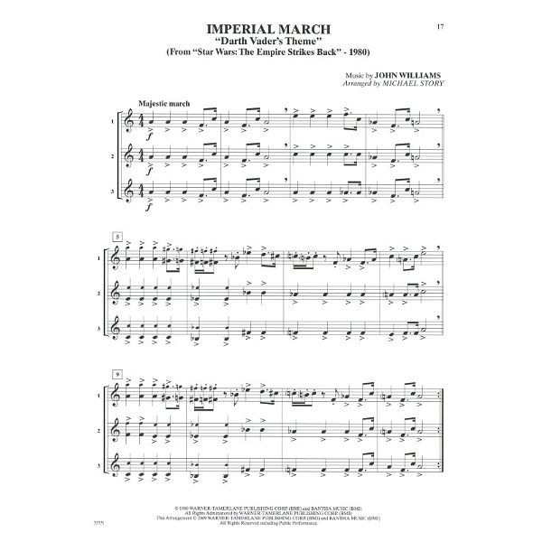 Alfred Music Publishing Movie Trios For All Horn