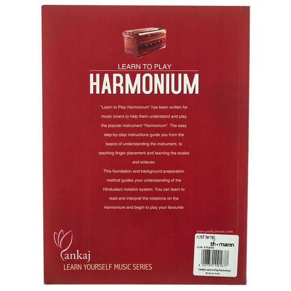 Pankaj Publications Learn to Play Harmonium