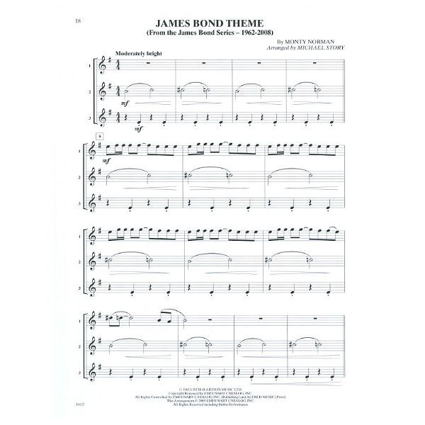 Alfred Music Publishing Movie Trios For All Clarinet