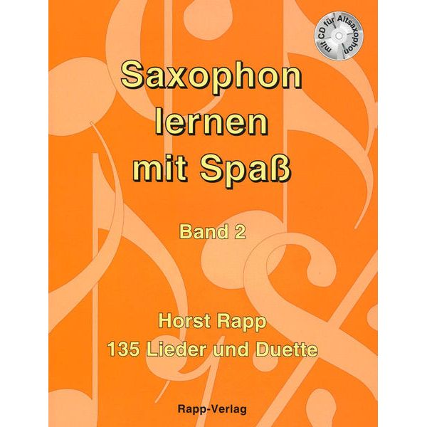 Horst Rapp Verlag Saxophon Lernen mit Spa 2