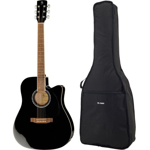 Harley Benton CLD-60SCE BK Cust. Line Bundle