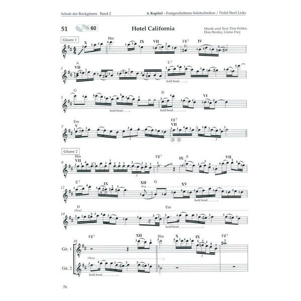 Weinberger Musikverlag Schule der Rockgitarre 2