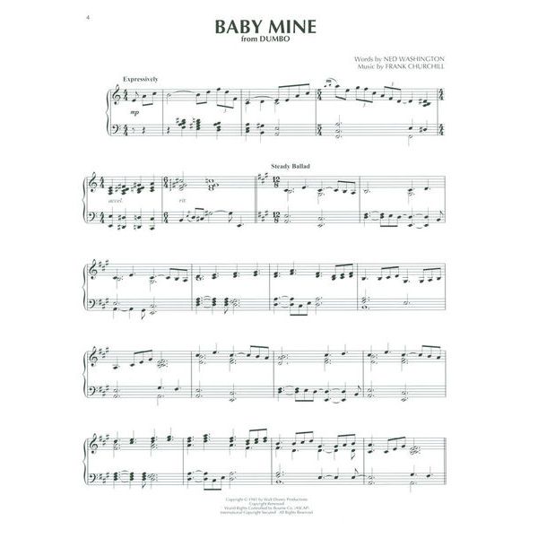 Hal Leonard Disney Peaceful Piano Solos 1