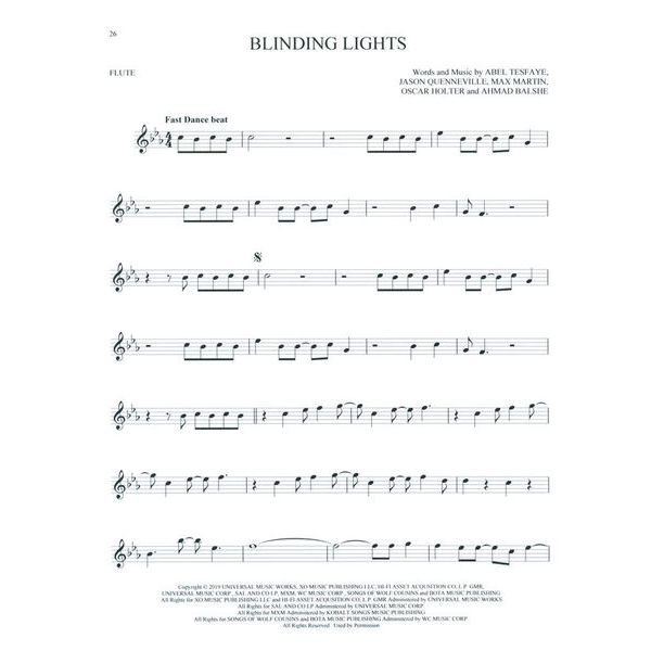 Hal Leonard 101 Top Hits for Flute