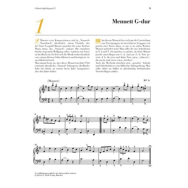Henle Verlag Am Klavier Mozart