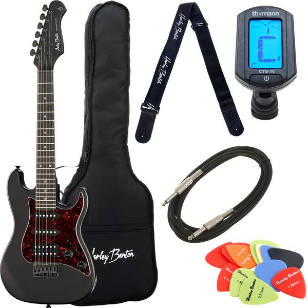 Harley Benton ST-Junior HSS SBK Bundle