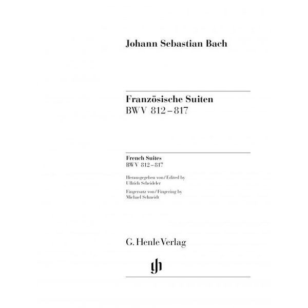 Henle Verlag Bach Französische Suiten