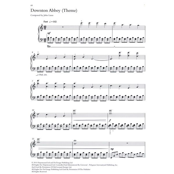 Faber Music Soundtracks Piano Anthology