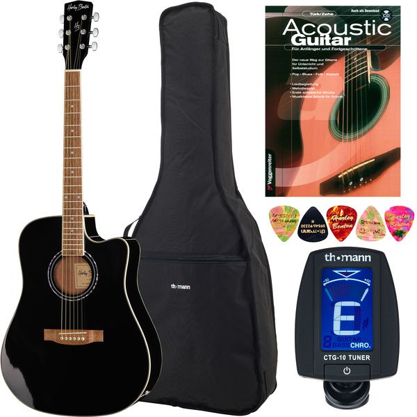 Harley Benton HBD120CEBK Bundle