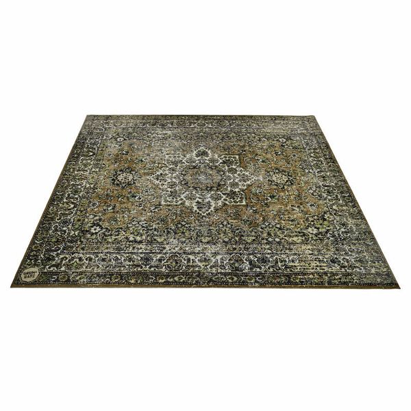 Drum N Base Vintage Drum Rug Green