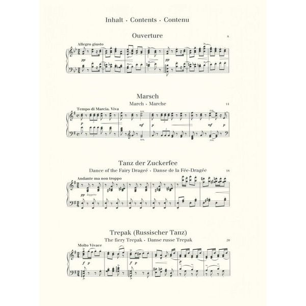 Schott Tschaikowsky Nussknacker-Suite