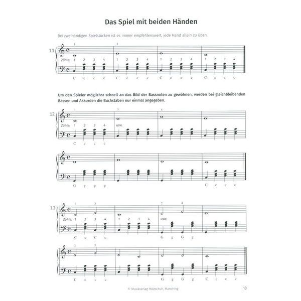 Holzschuh Verlag Neue Akkordeon Schule 1