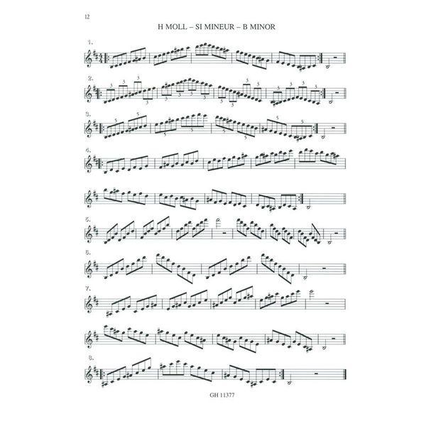 Edition Hug Iwan Roth Tonleitern Saxophon