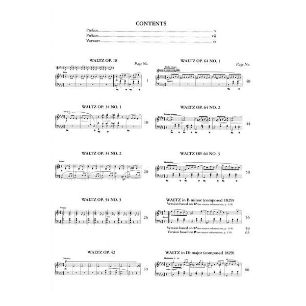 Edition Peters Complete Chopin Waltzes