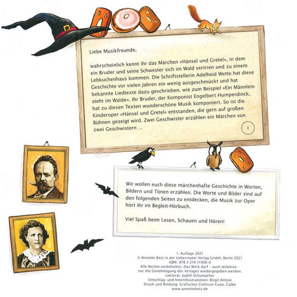 Annette Betz Verlag Hnsel+Gretel Musikbilderbuch