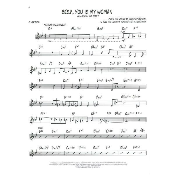 Hal Leonard Jazz Play-Along Gershwin