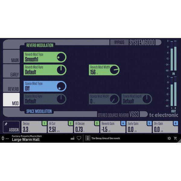 tc electronic VSS3 Space Simulation Reverb