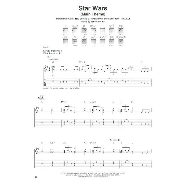 Hal Leonard Star Wars: Easy Guitar