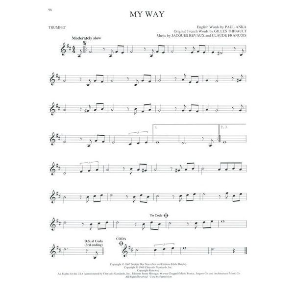 Hal Leonard Big Book Of Trumpet Songs