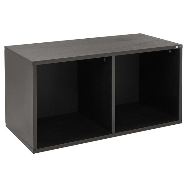 Fun Generation Vinyl Shelf Two Black