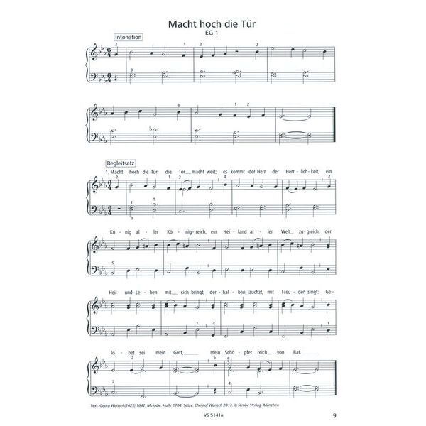 Strube Verlag Klavierbuch Gottesdienst 1