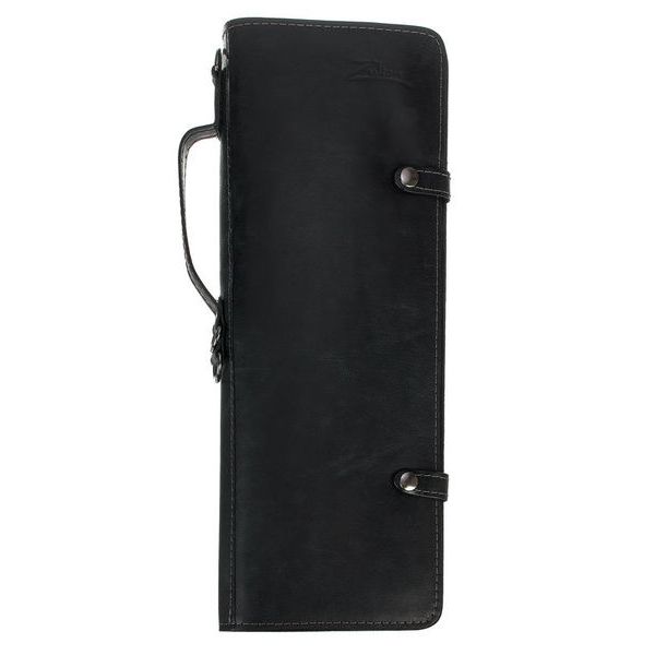 Zultan Leather Stick Bag Black