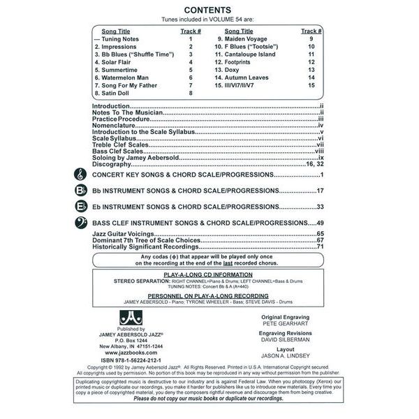Jamey Aebersold Maiden Voyage