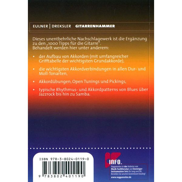 Voggenreiter  Gitarren Hammer Von A- Z