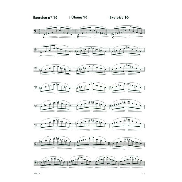 Editions Bim Warm Ups & Technical Trombone