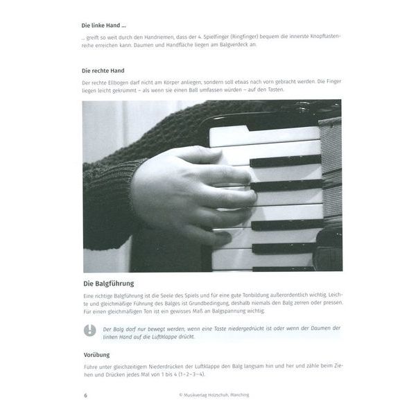 Holzschuh Verlag Neue Akkordeon Schule 1