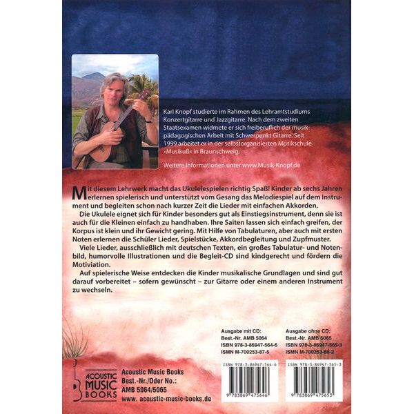 Acoustic Music Books Komm wir spielen Ukulele