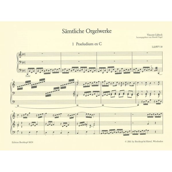 Breitkopf & Hrtel Lübeck Smtliche Orgelwerke