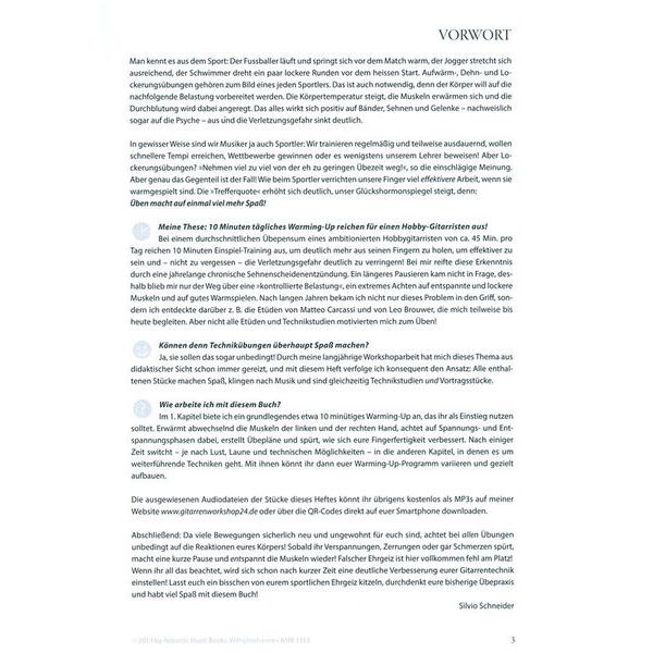 Acoustic Music Books Mein tgliches Warming -Up
