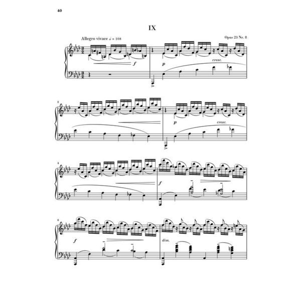 Henle Verlag Rachmaninow 24 Préludes