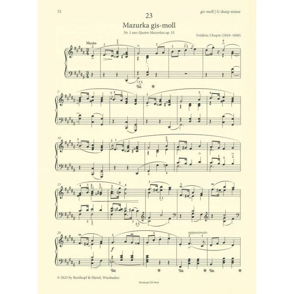 Breitkopf & Hrtel Tonartenbuch