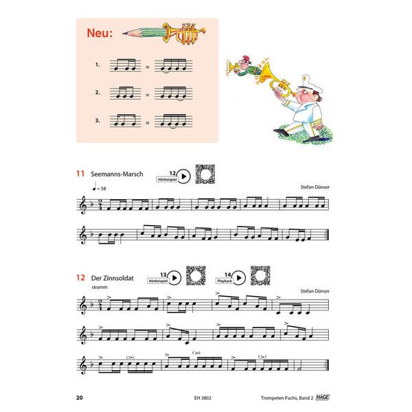 Hage Musikverlag Trompeten Fuchs 2