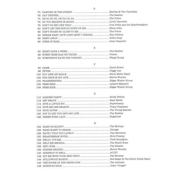 Hal Leonard The Real Rock Book