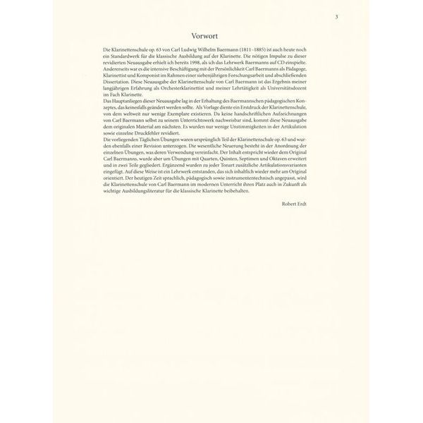 Schott Baermann Daily Exercises