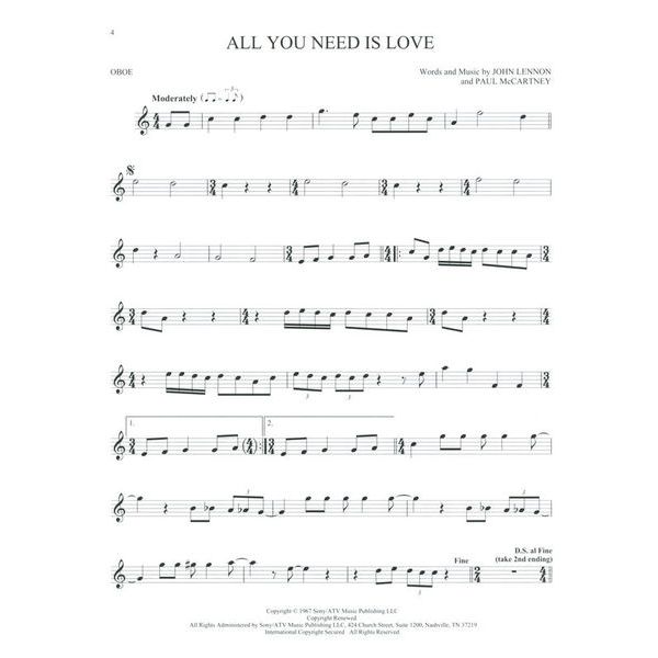 Hal Leonard First 50 Songs Oboe