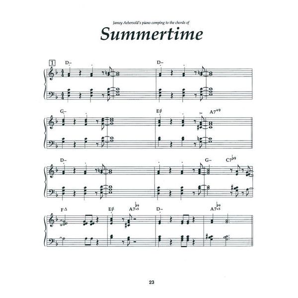 Jamey Aebersold Jazz Piano Voicings Vol.54