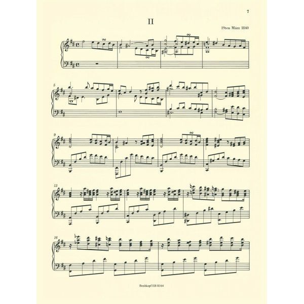 Breitkopf & Hrtel Hensel Römische Klavierstücke