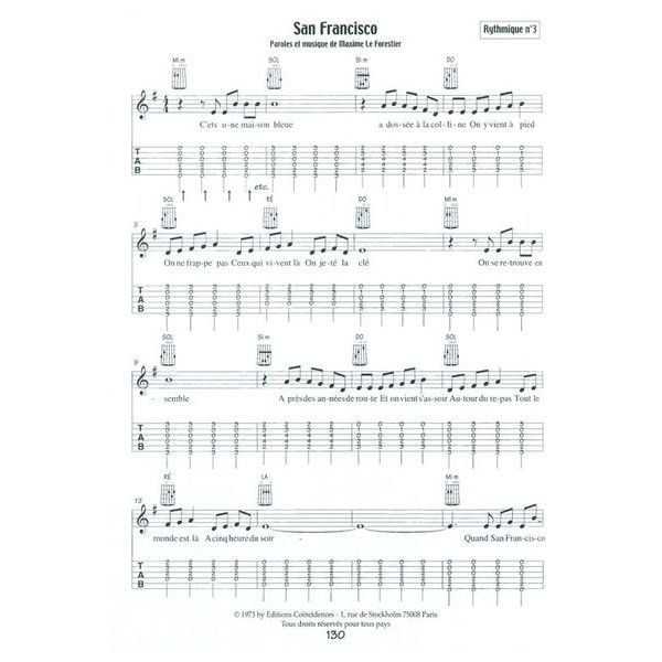 Edition Carisch Methode Pour Guitare