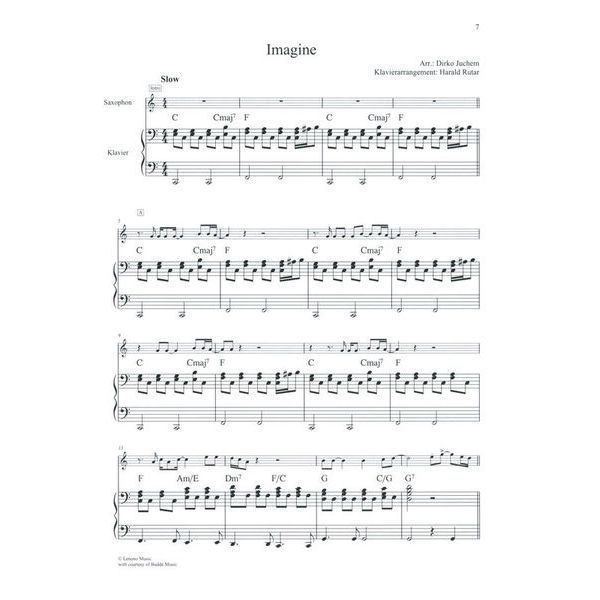 Schott Rock Ballads Alto Sax