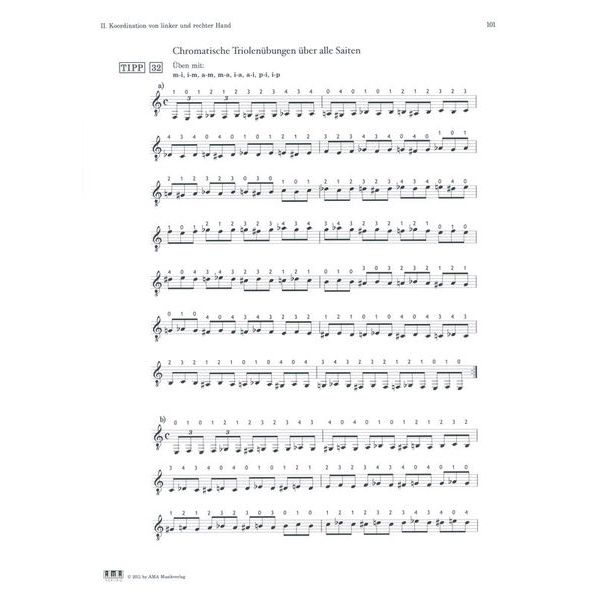 AMA Verlag Technik Moderne Konzertgitarre